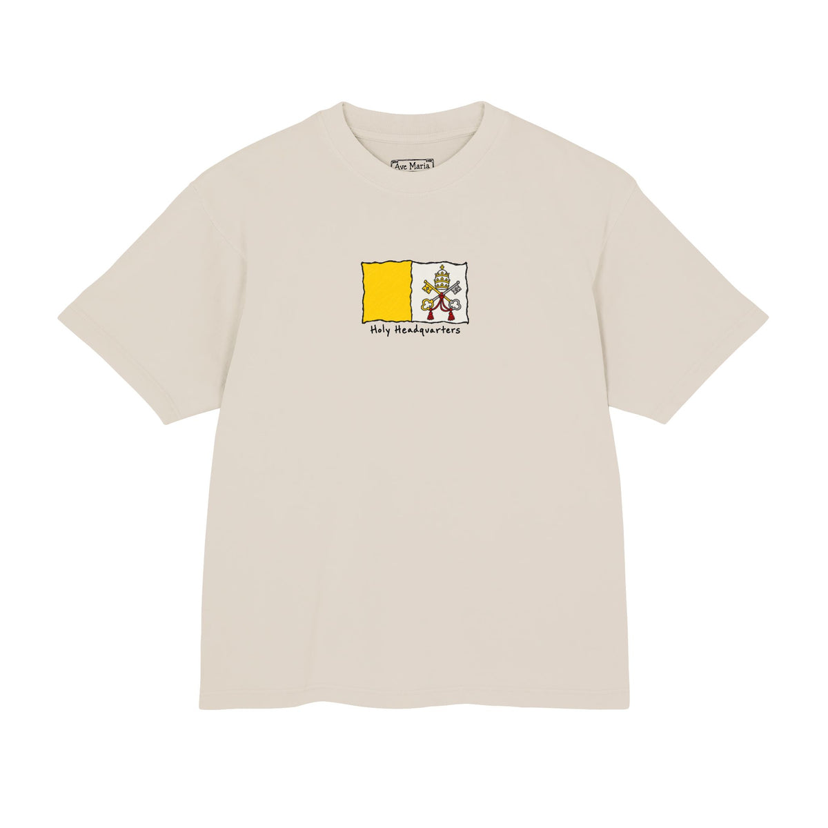 Holy Headquarters - 100% Cotton Boxy Tee
