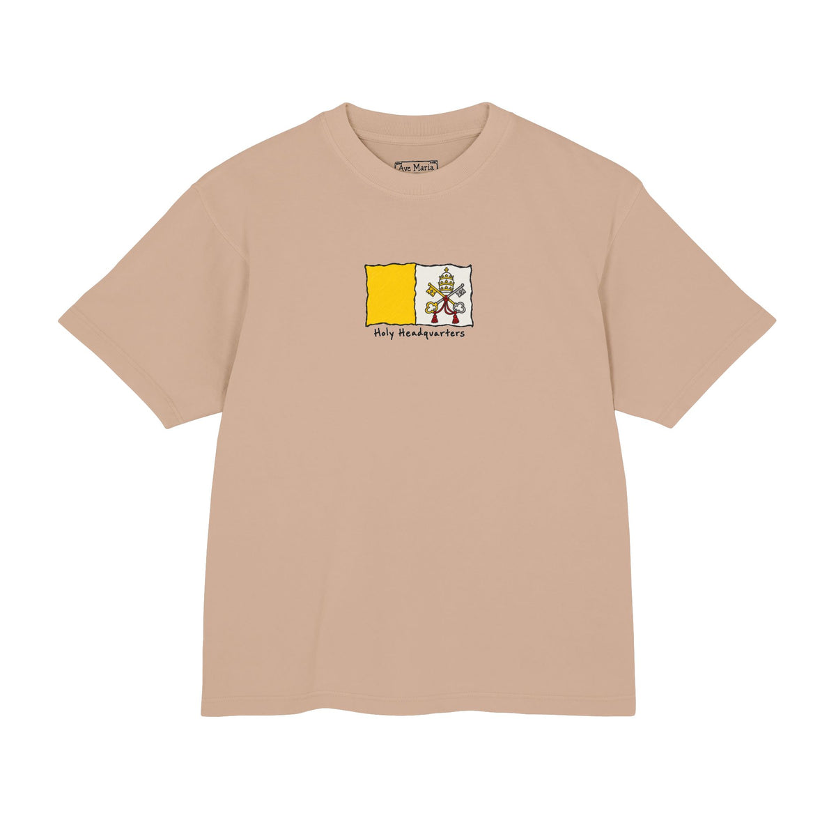 Holy Headquarters - 100% Cotton Boxy Tee