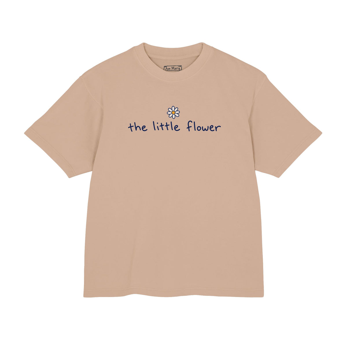 The Little Flower- 100% Cotton Boxy Tee