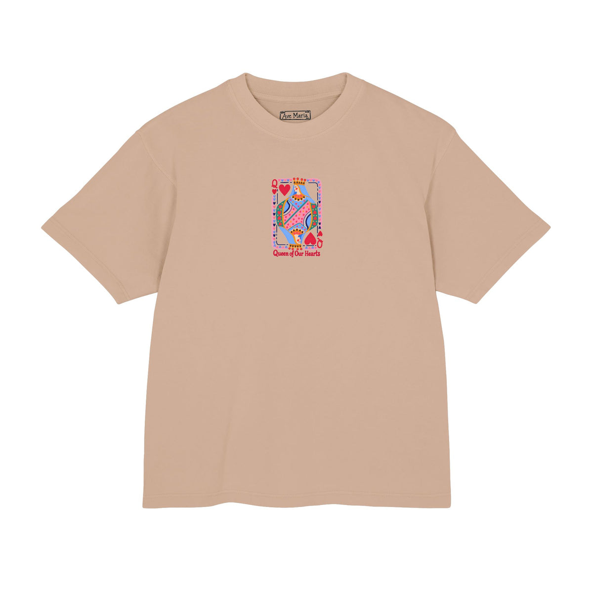 Queen of Our Hearts- 100% Cotton Boxy Tee