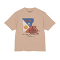 Louisiana Acadian Flag - 100% Cotton Boxy Tee