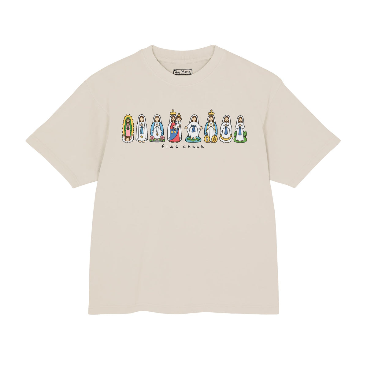 Fiat Check - 100% Cotton Boxy Tee