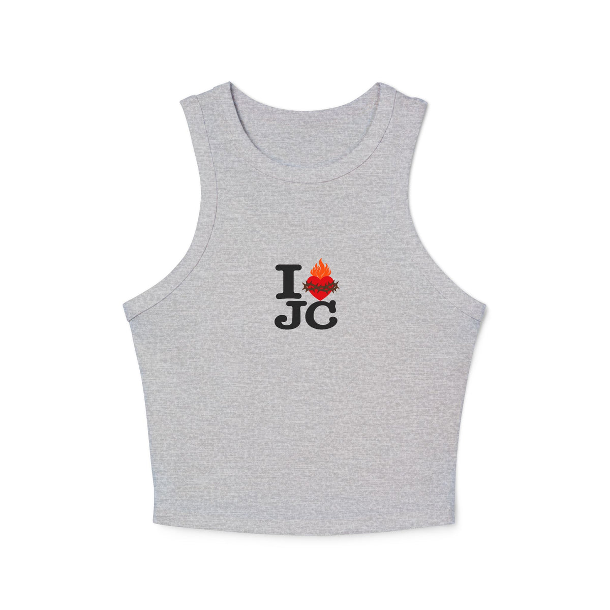 I  ❤️ JC Women's Micro Rib Tank