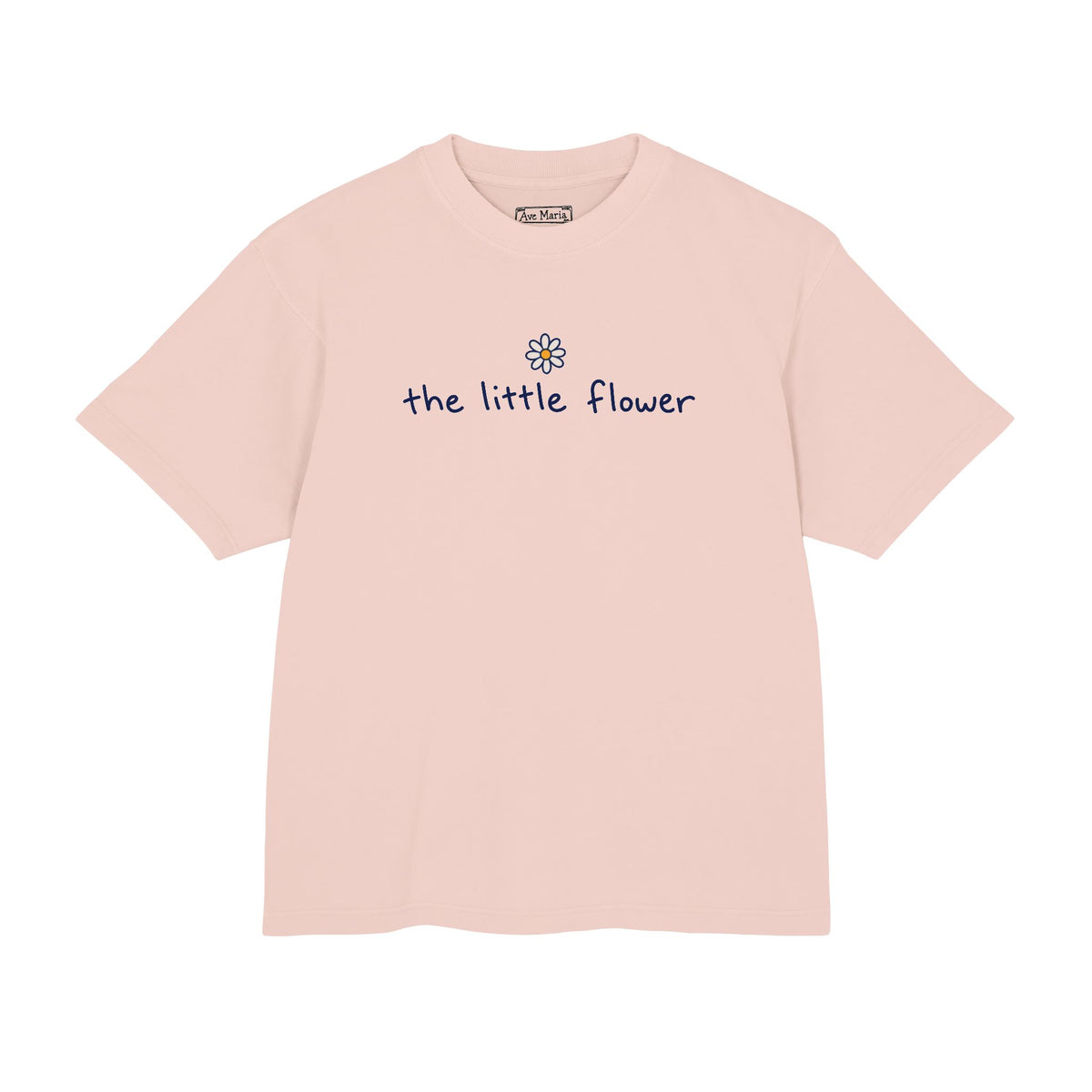 The Little Flower- 100% Cotton Boxy Tee
