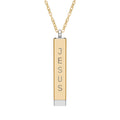 Jesus, I Trust in You- Sliding Bar Necklace (Engraving)
