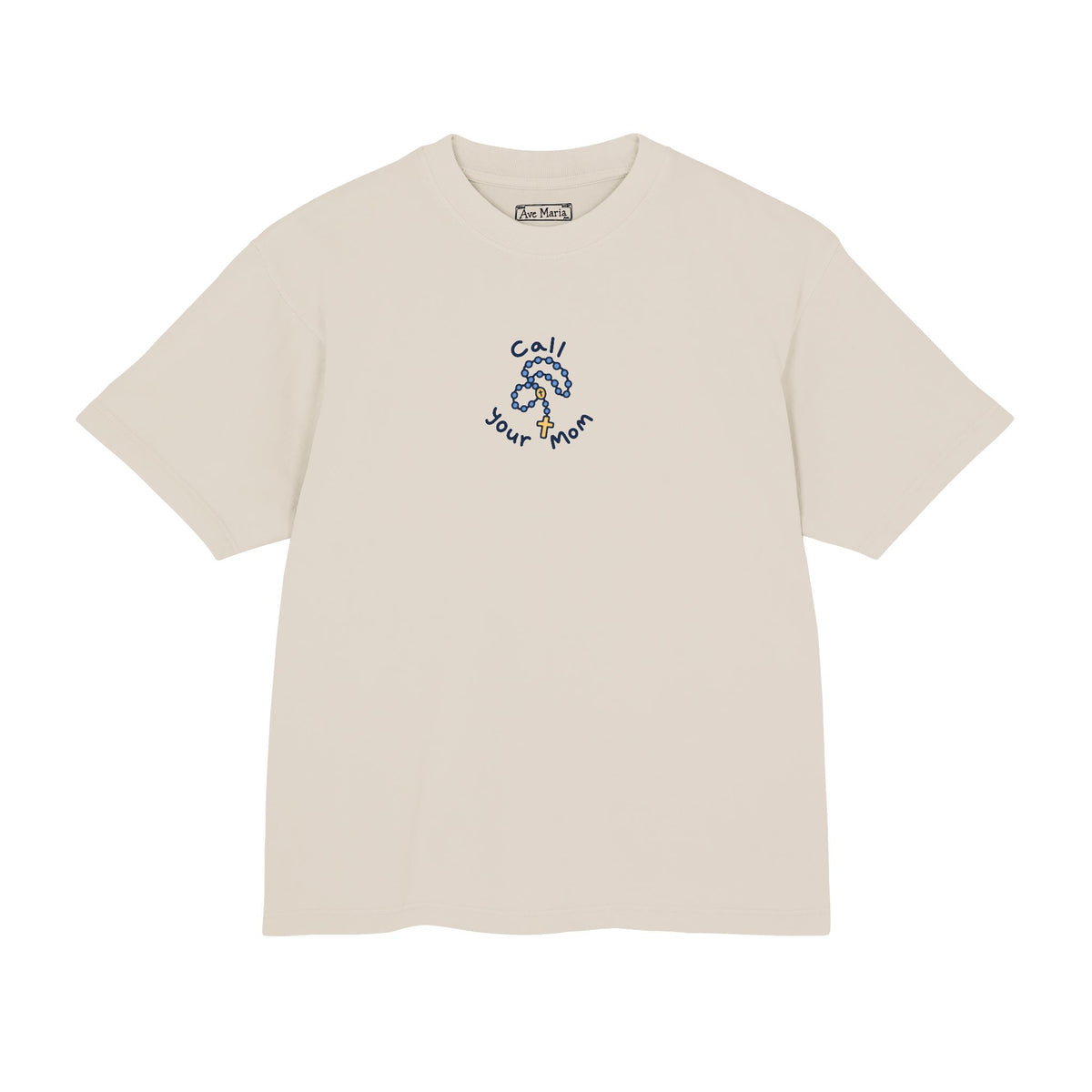 Call Your Mom- 100% Cotton Boxy Tee