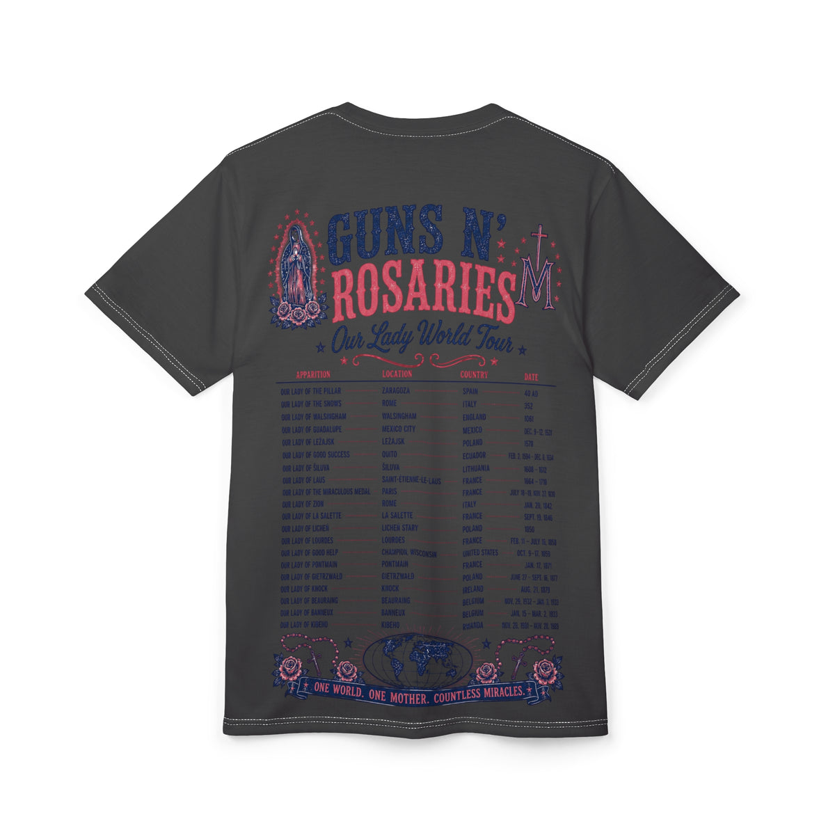 Guns N' Rosaries- T-Shirt