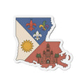 Louisiana Acadian Flag- Magnet