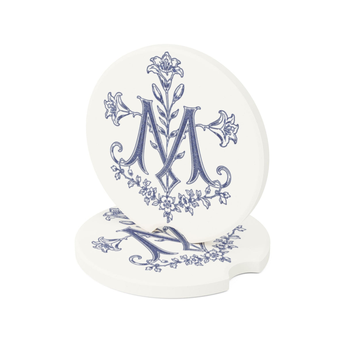 Mary Car Soapstone Coasters