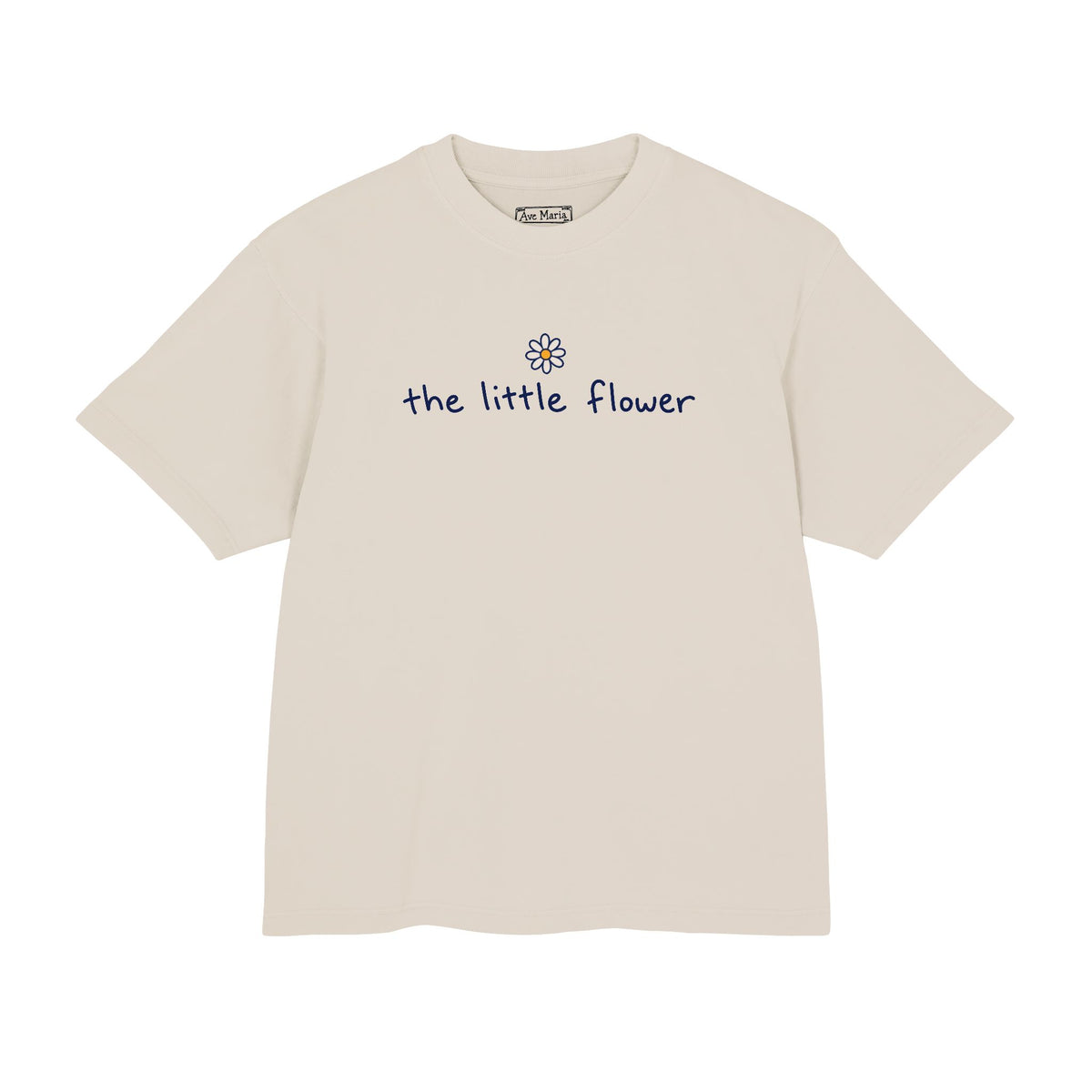 The Little Flower- 100% Cotton Boxy Tee