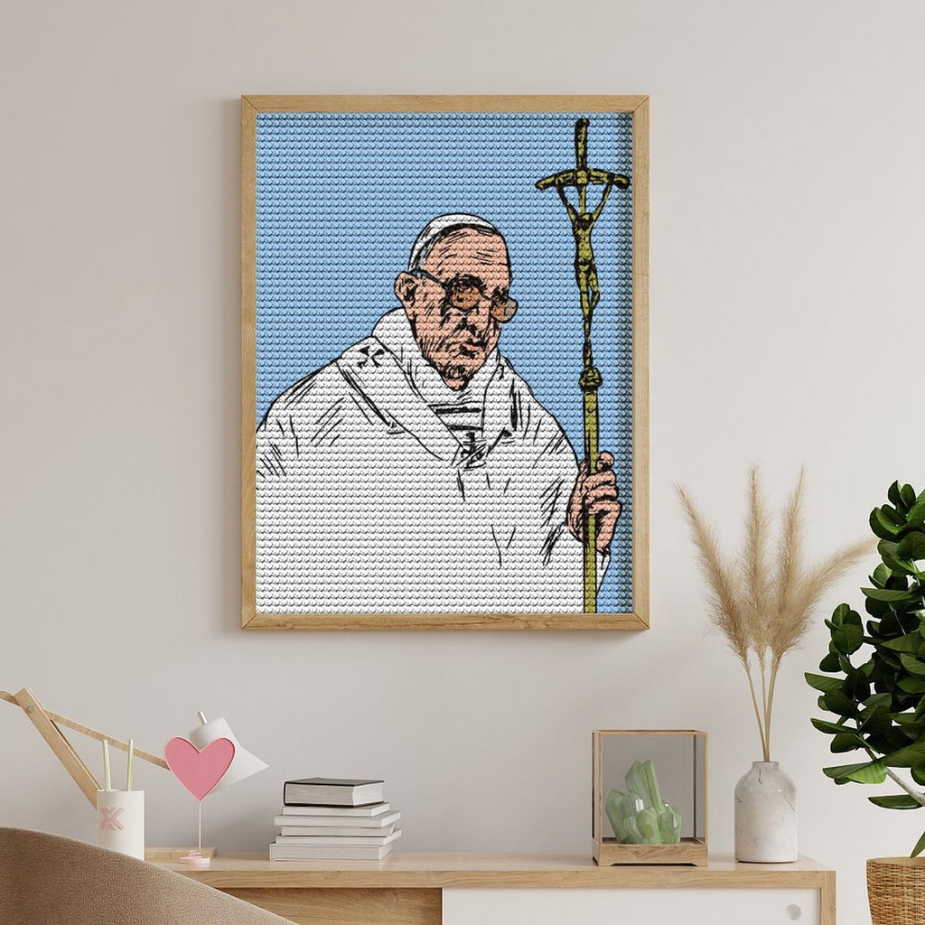 Pope Francis Diamond Painting (Unframed)
