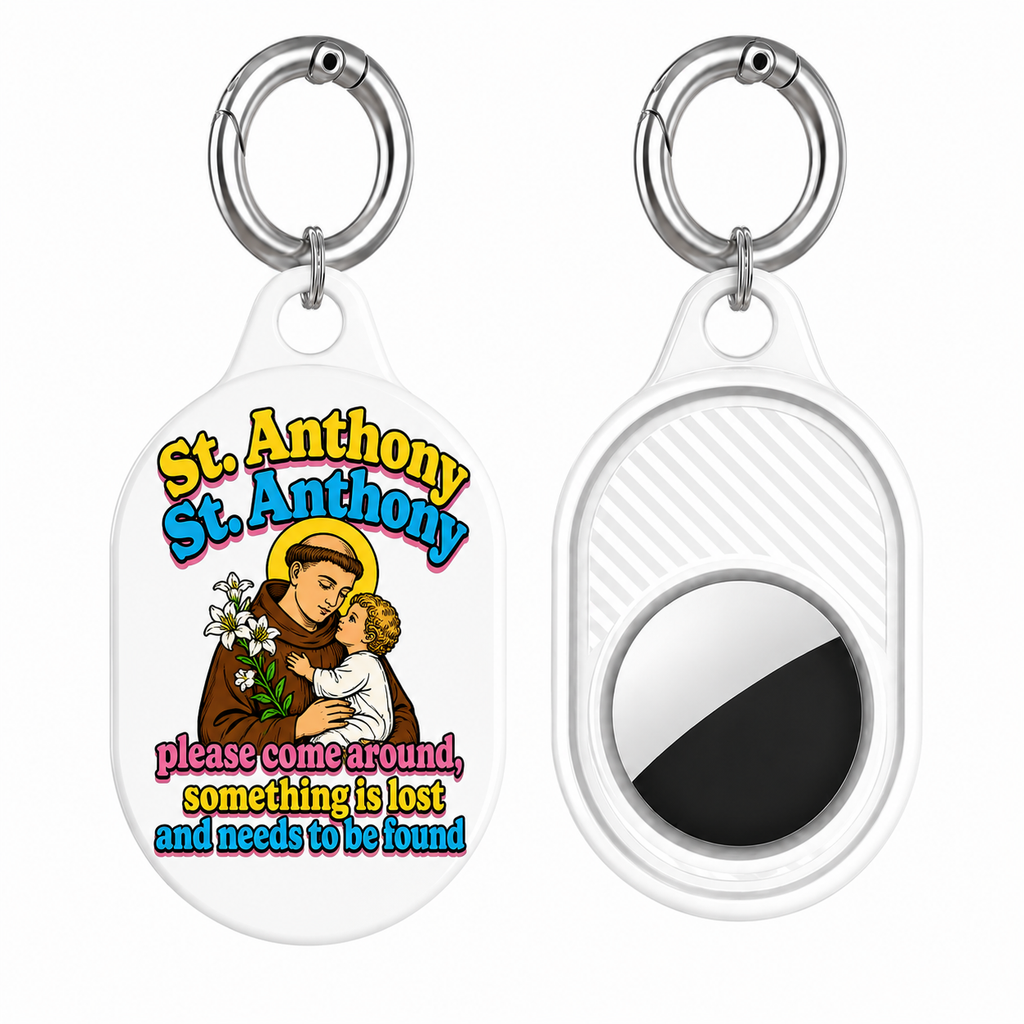 Saint Anthony Air Tag Keychain