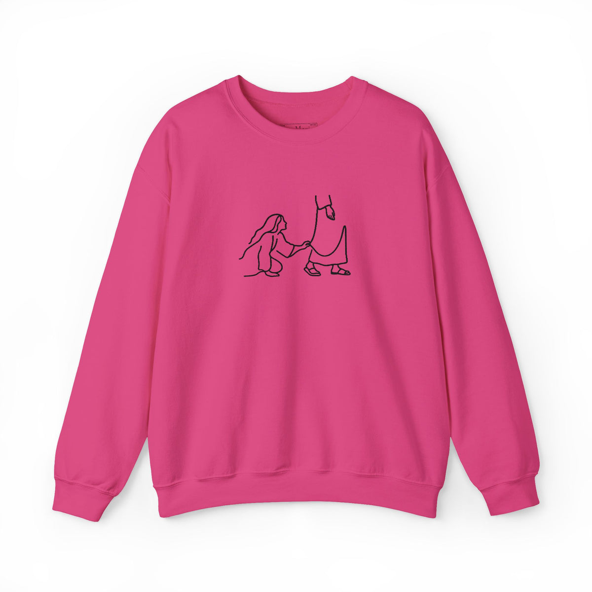 He is Hem- Embroidered