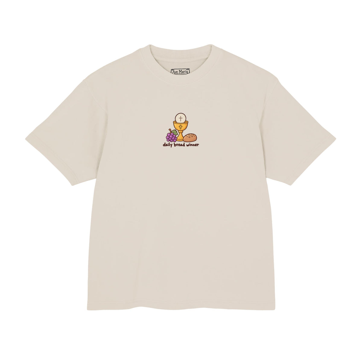 Daily Bread Winner- 100% Cotton Boxy Tee