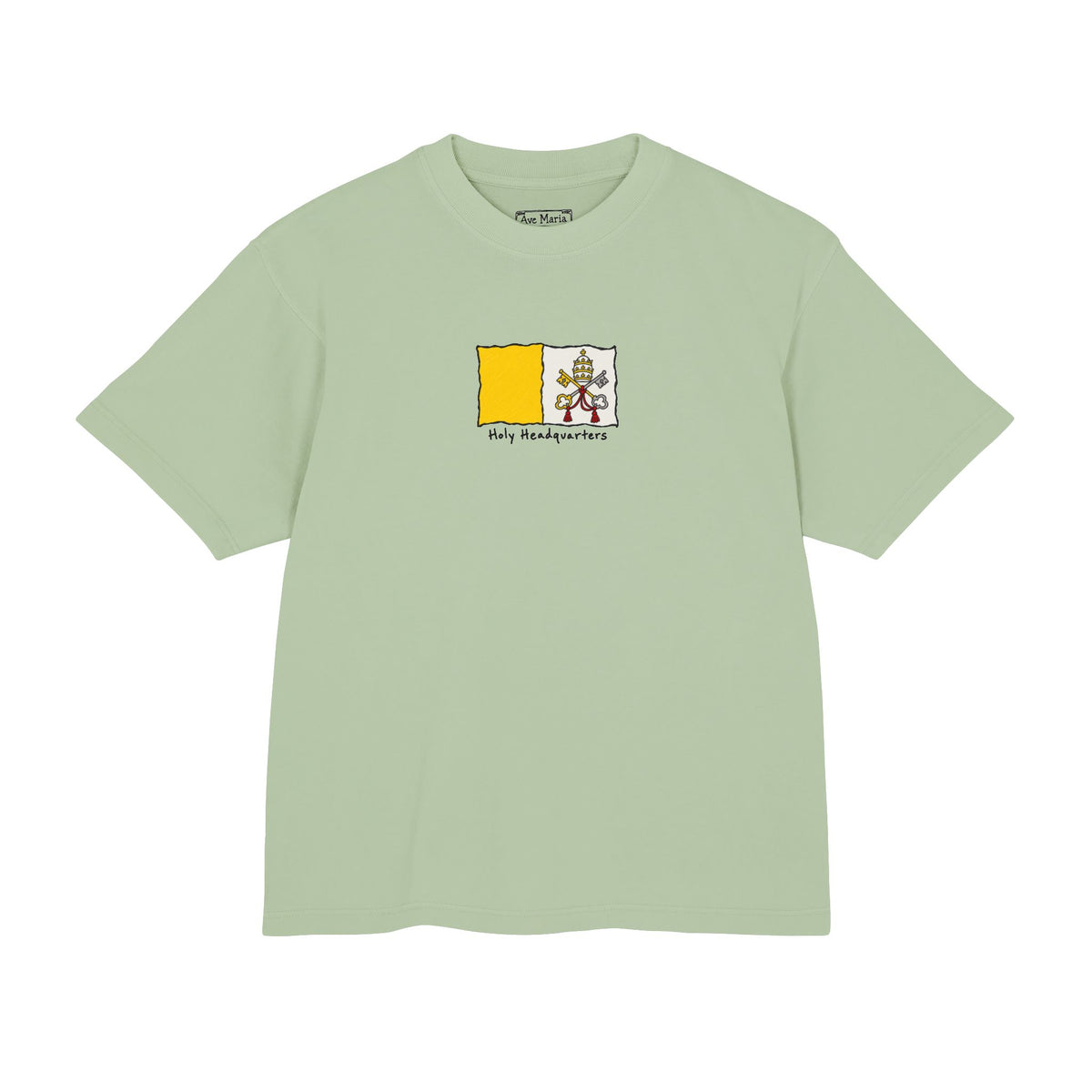 Holy Headquarters - 100% Cotton Boxy Tee