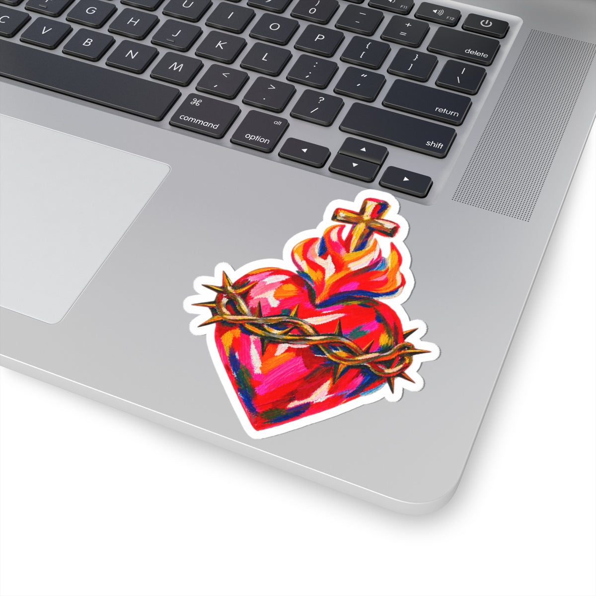 Sacred Heart Kiss-Cut Sticker