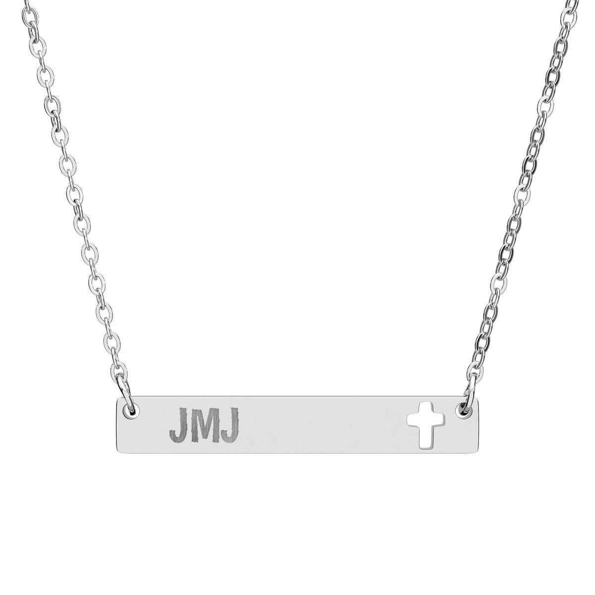 JMJ Cross Bar Necklace