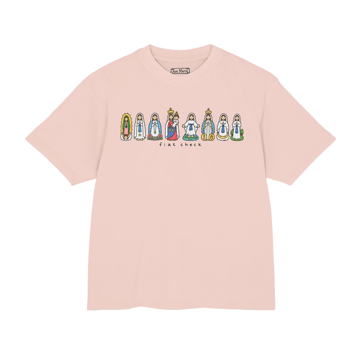 Fiat Check - 100% Cotton Boxy Tee