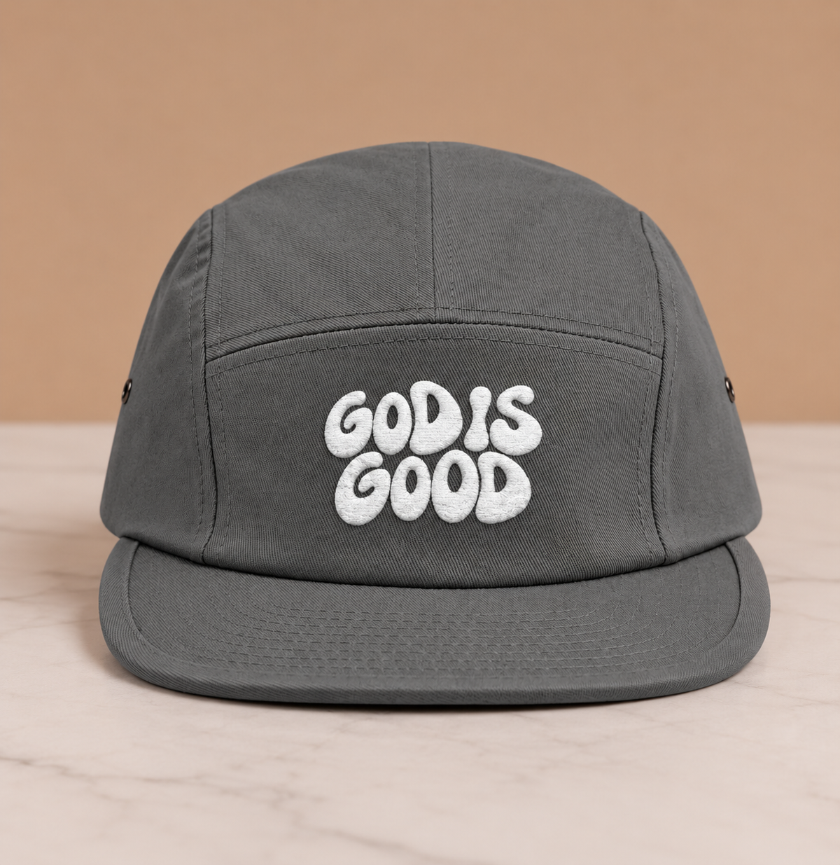 God Is Good - Embroidered 5-Panel Cap