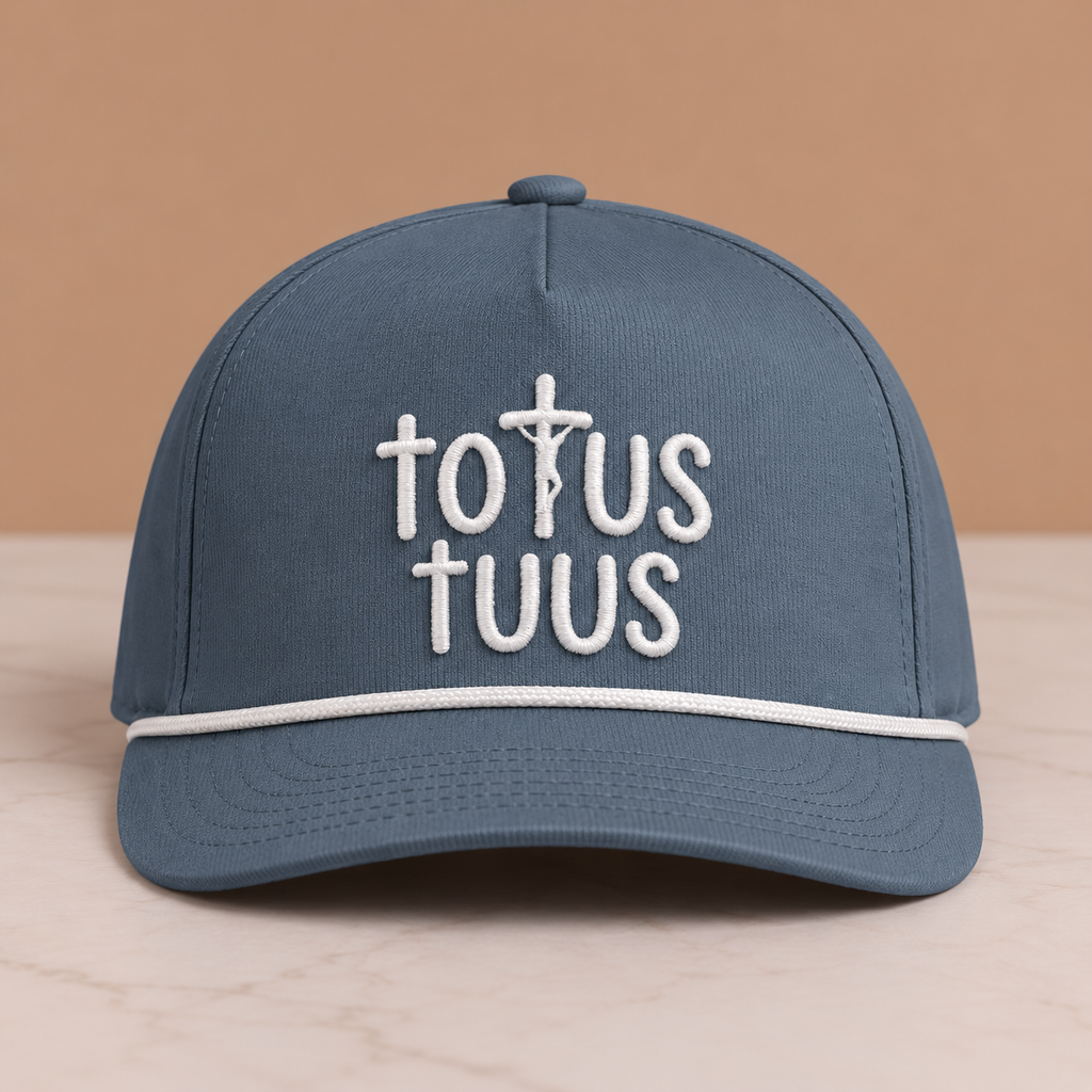 Totus Tuus Rope Cap — Embroidery