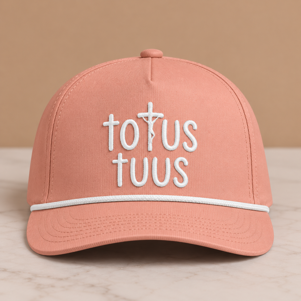 Totus Tuus Rope Cap — Embroidery