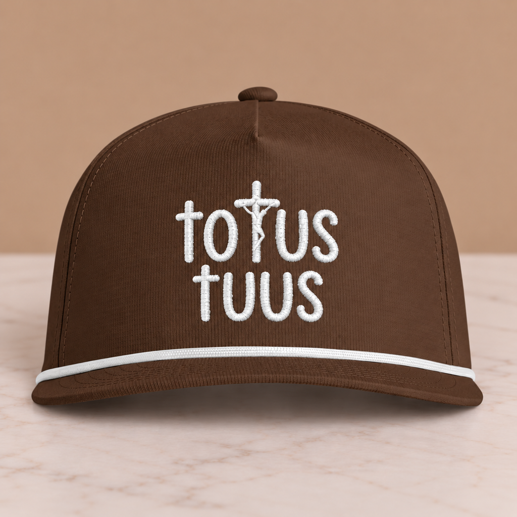 Totus Tuus Rope Cap — Embroidery