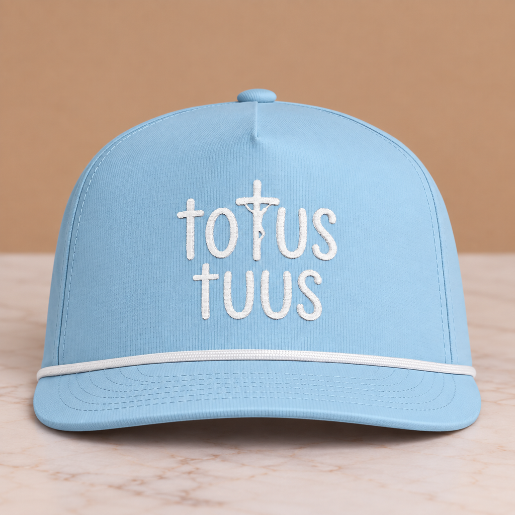 Totus Tuus Rope Cap — Embroidery