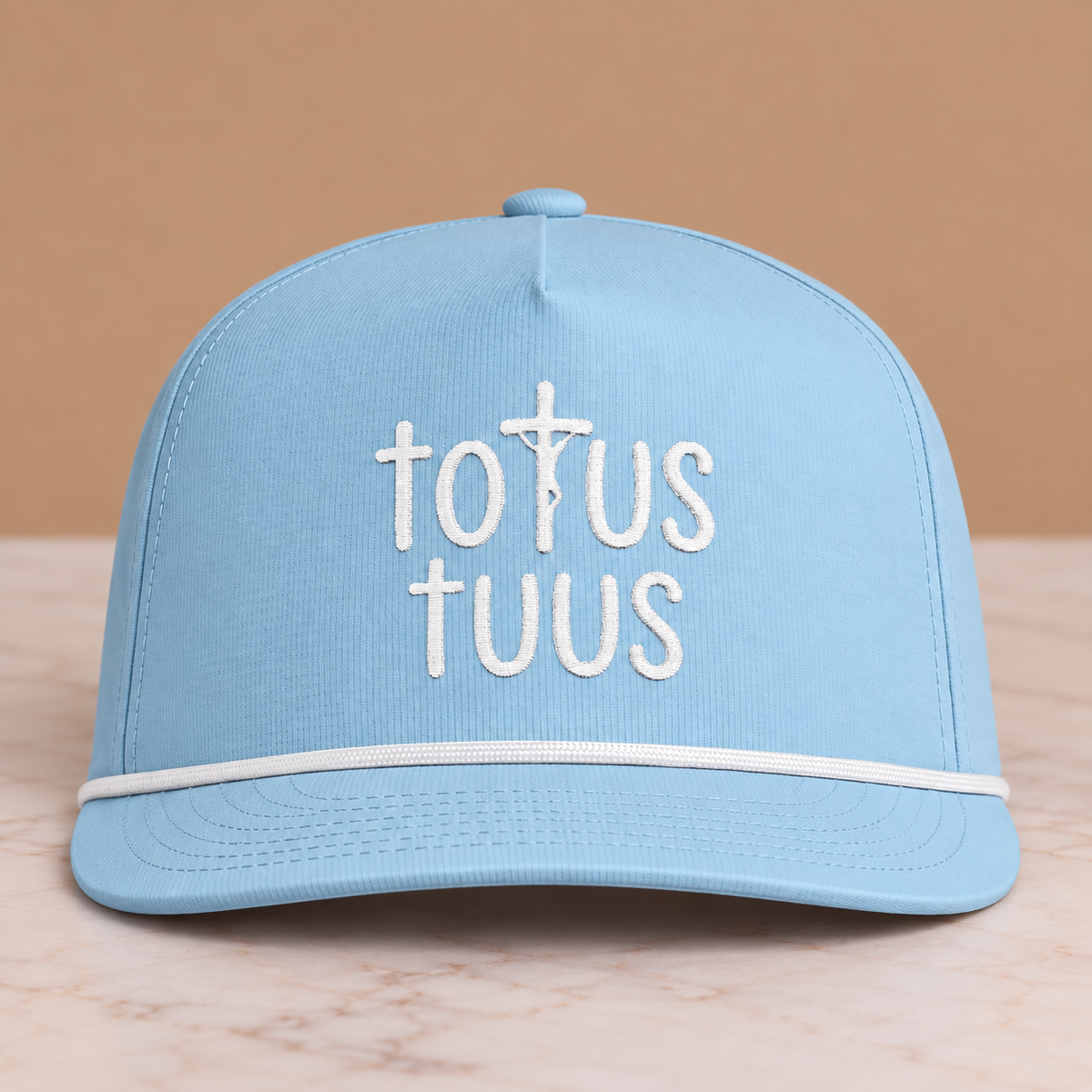 Totus Tuus Rope Cap — Embroidery