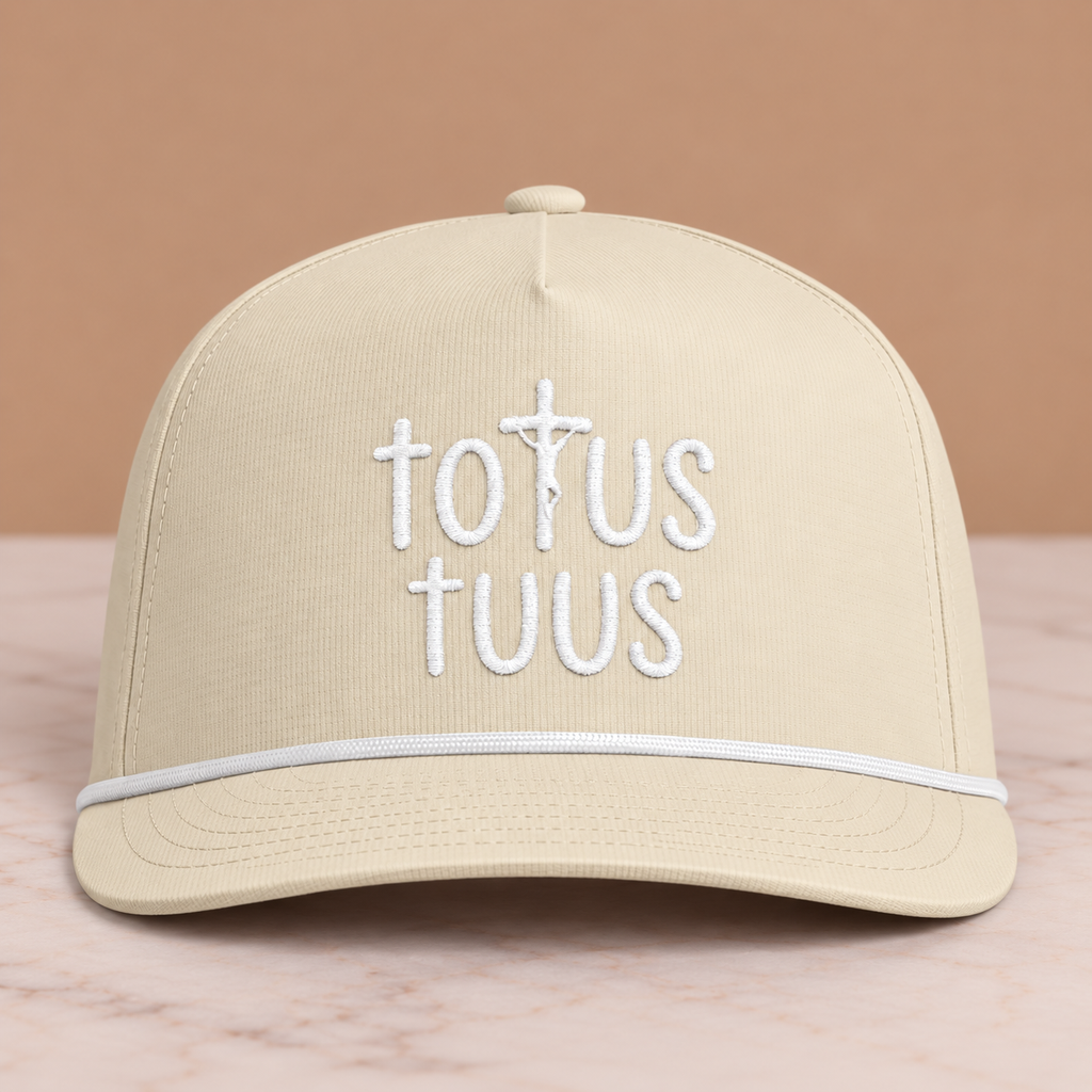 Totus Tuus Rope Cap — Embroidery